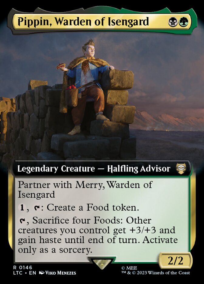 Pippin, Warden of Isengard 146 (Commander: The Lord of the Rings: Tales of Middle-earth)  - Extended Art | Good Games Modbury