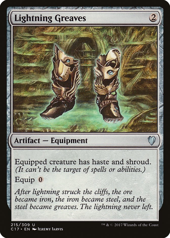 Lightning Greaves 215/309 (Commander 2017)  | Good Games Modbury