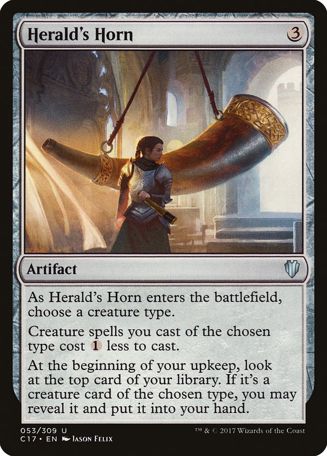 Herald's Horn 53/309 (Commander 2017)  | Good Games Modbury