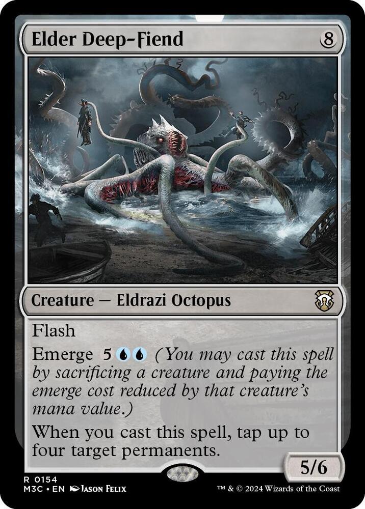 Elder Deep-Fiend 154/411 (Commander: Modern Horizons 3)  - Ripple Foil | Good Games Modbury