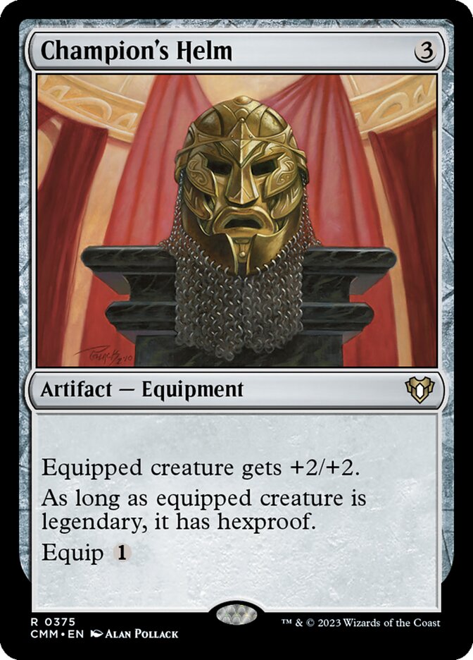 Champion's Helm 375 (Commander Masters)  | Good Games Modbury