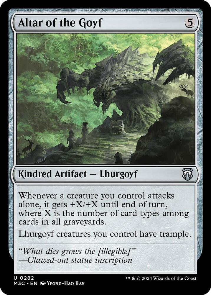 Altar of the Goyf 282/411 (Commander: Modern Horizons 3)  - Ripple Foil | Good Games Modbury