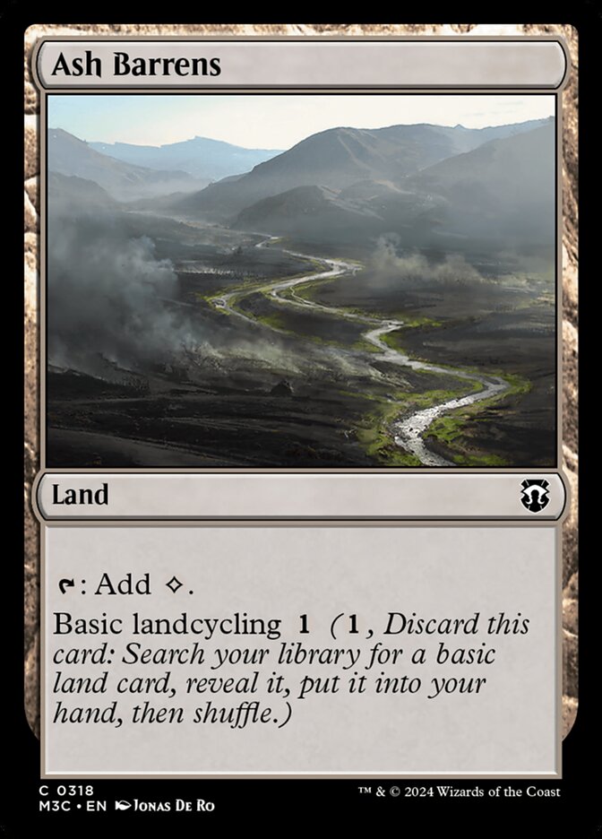 Ash Barrens 318/411 (Commander: Modern Horizons 3)  | Good Games Modbury