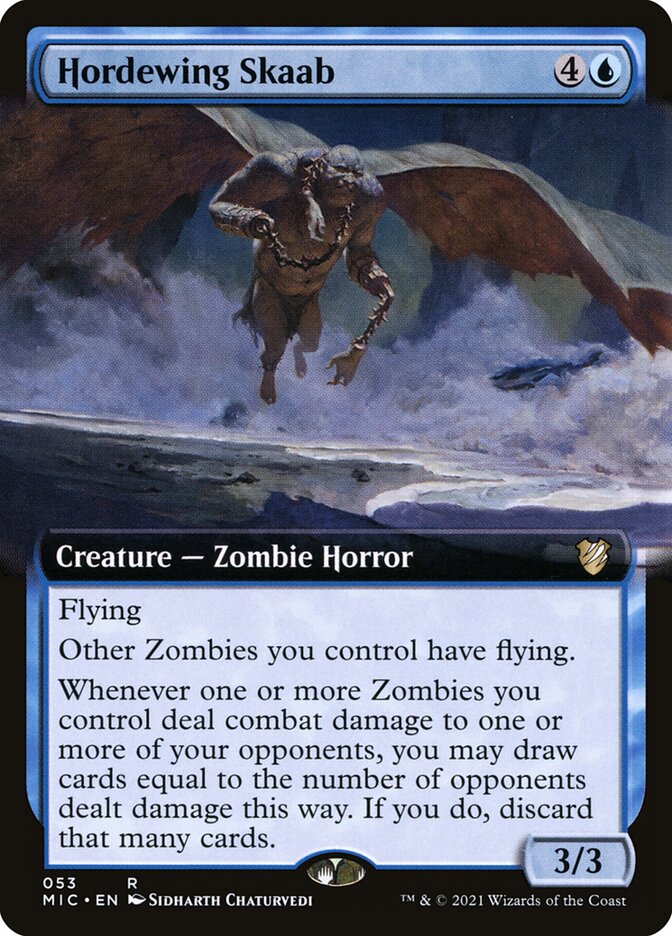 Hordewing Skaab Extended Art 53 (Commander: Innistrad: Midnight Hunt)  | Good Games Modbury