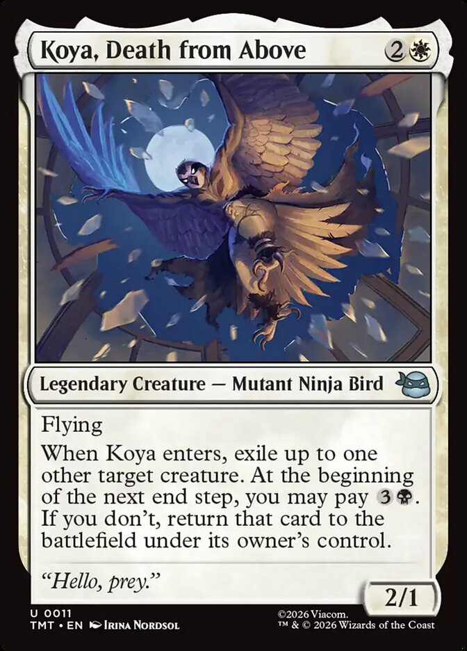 Koya, Death from Above 11/190 (Teenage Mutant Ninja Turtles)  - Foil | Good Games Modbury