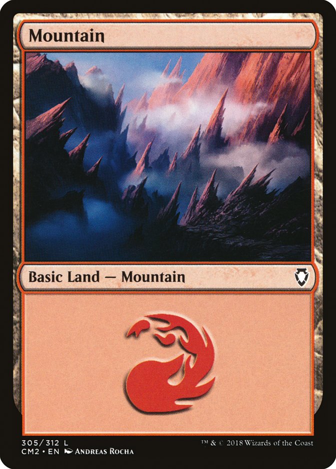 Mountain 305/312 (Commander Anthology Volume II)  | Good Games Modbury