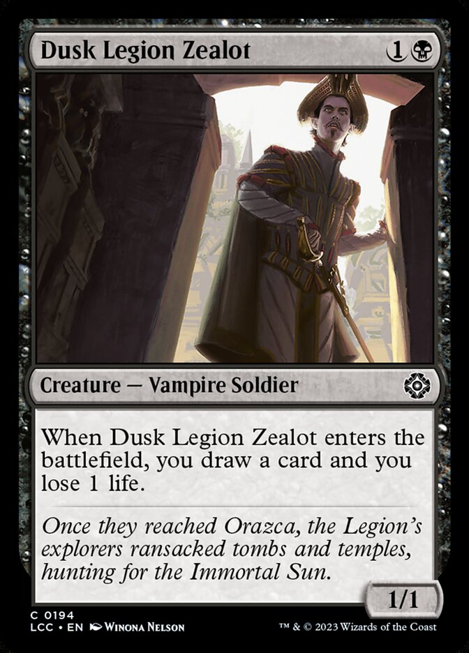 Dusk Legion Zealot 194 (Commander: The Lost Caverns of Ixalan)  | Good Games Modbury