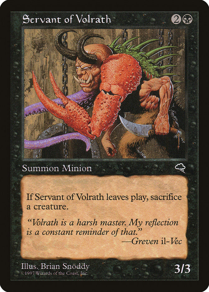 Servant of Volrath 156/350 (Tempest)  | Good Games Modbury