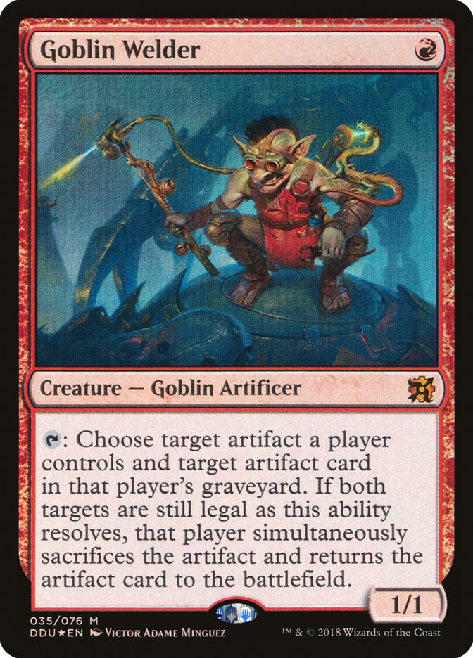 Goblin Welder 35/76 (Duel Decks: Elves vs. Inventors)  - Foil | Good Games Modbury
