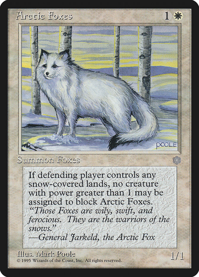 Arctic Foxes 2/383 (Ice Age)  | Good Games Modbury