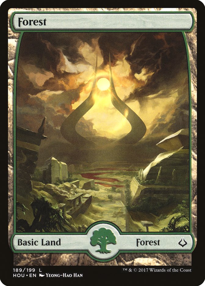 Forest 189/199 (Hour of Devastation)  - Foil | Good Games Modbury