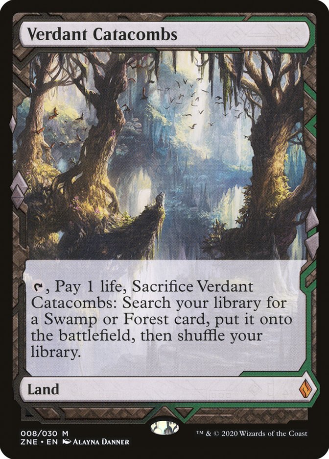 Verdant Catacombs 8 (Zendikar Rising Expeditions)  - Foil | Good Games Modbury