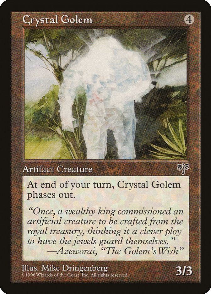 Crystal Golem 298/350 (Mirage)  | Good Games Modbury
