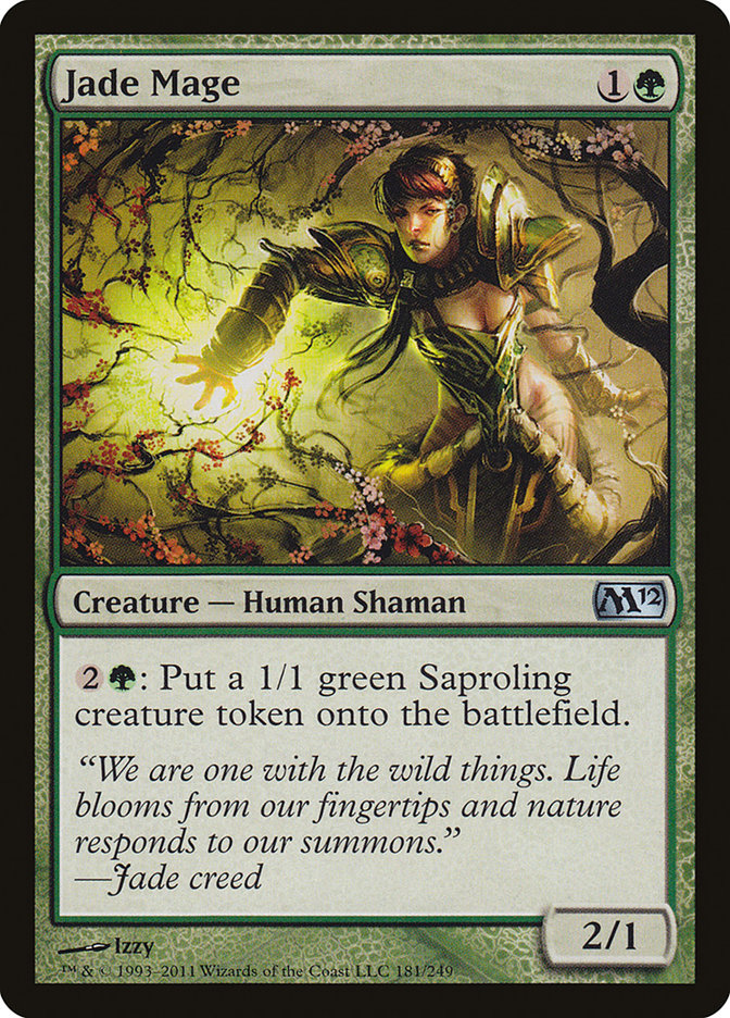 Jade Mage 181/249 (Magic 2012 (M12))  | Good Games Modbury