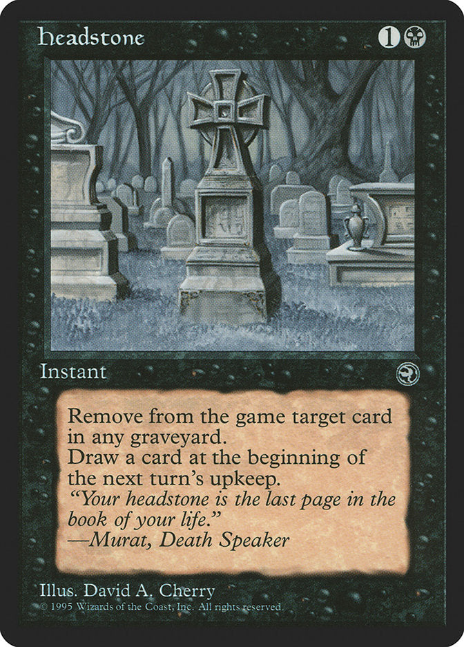 Headstone 52/140 (Homelands)  | Good Games Modbury