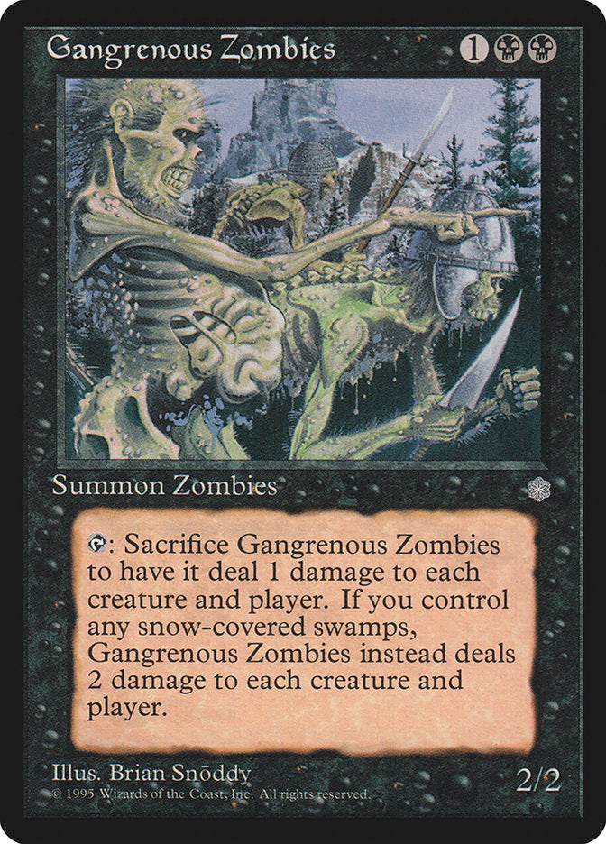 Gangrenous Zombies 127/383 (Ice Age)  | Good Games Modbury