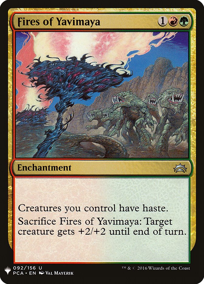 Fires of Yavimaya PCA-92/5075 (The List Reprints)  | Good Games Modbury