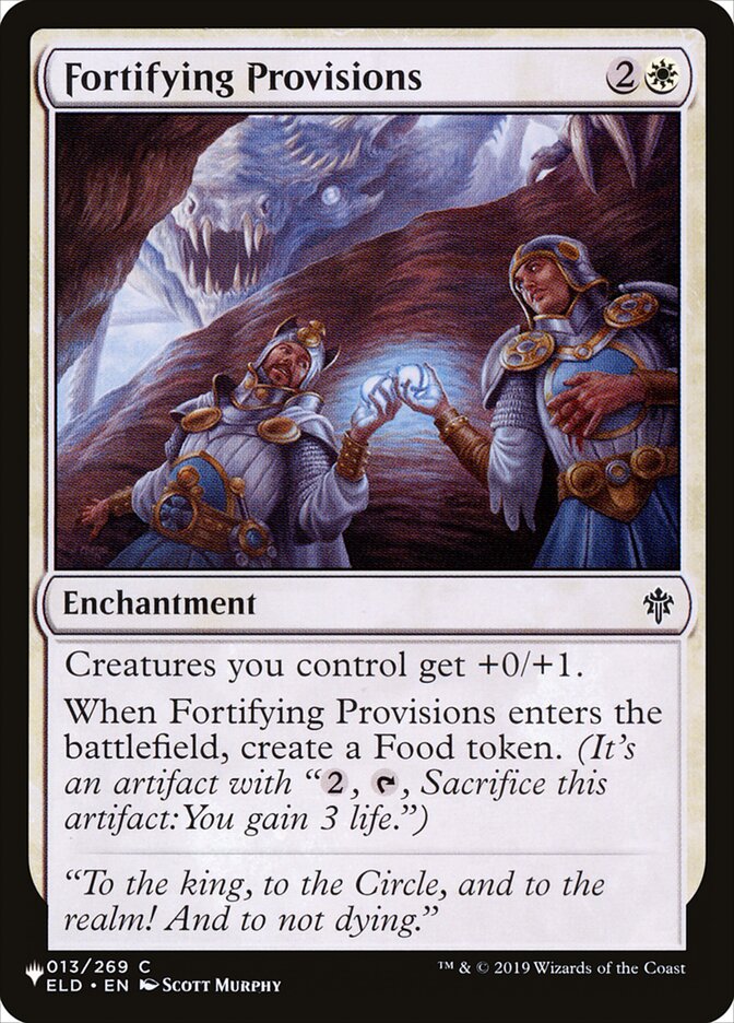 Fortifying Provisions ELD-13/5075 (The List Reprints)  | Good Games Modbury