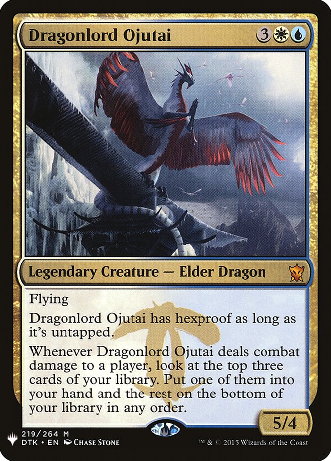 Dragonlord Ojutai 219/264 (The List Reprints)  | Good Games Modbury