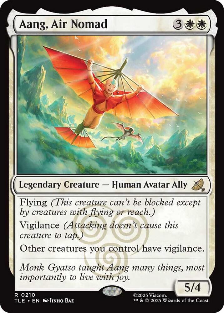 Aang, Air Nomad 210 (Avatar: The Last Airbender: Eternal-Legal)  - Foil | Good Games Modbury