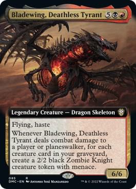 Bladewing Deathless Tyrant Extended Art 85/50 (Commander: Dominaria United)  | Good Games Modbury