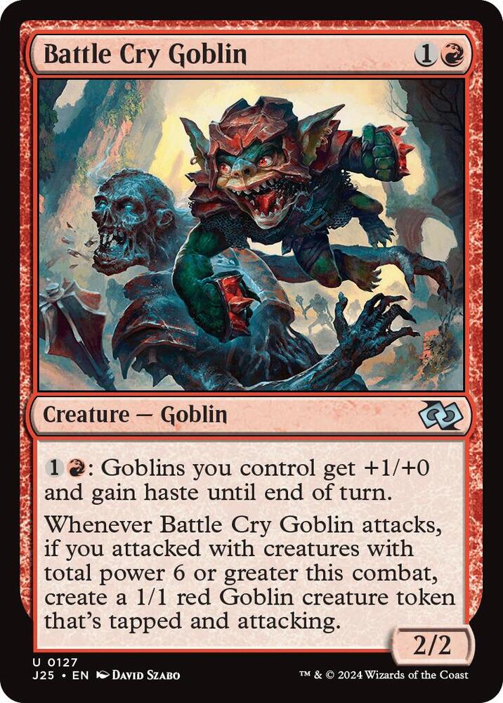 Battle Cry Goblin 127/779 (Foundations Jumpstart)  | Good Games Modbury
