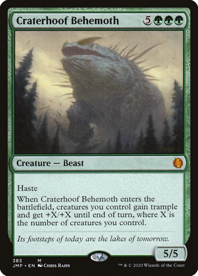 Craterhoof Behemoth 385/495 (Jumpstart)  | Good Games Modbury