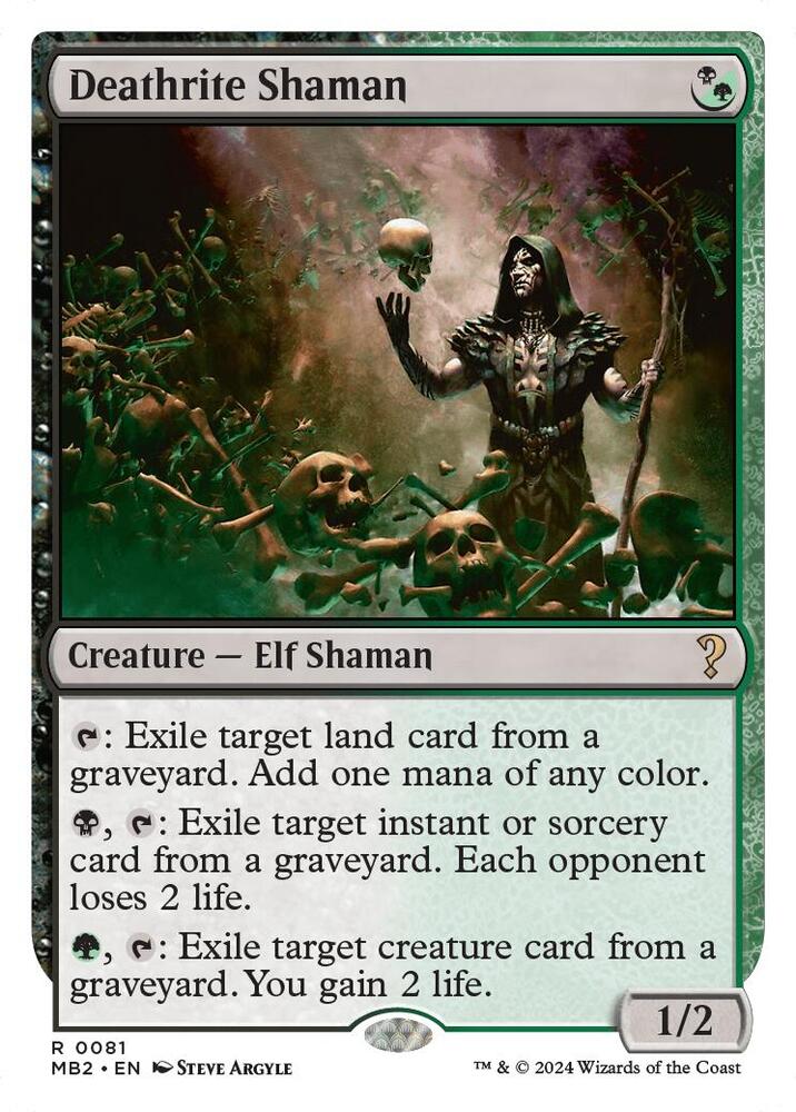 Deathrite Shaman 81/390 (Mystery Booster 2)  | Good Games Modbury