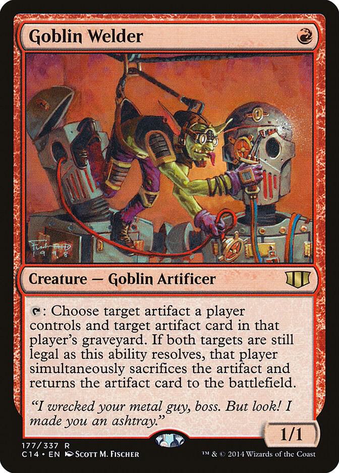Goblin Welder 177/337 (Commander 2014)  | Good Games Modbury