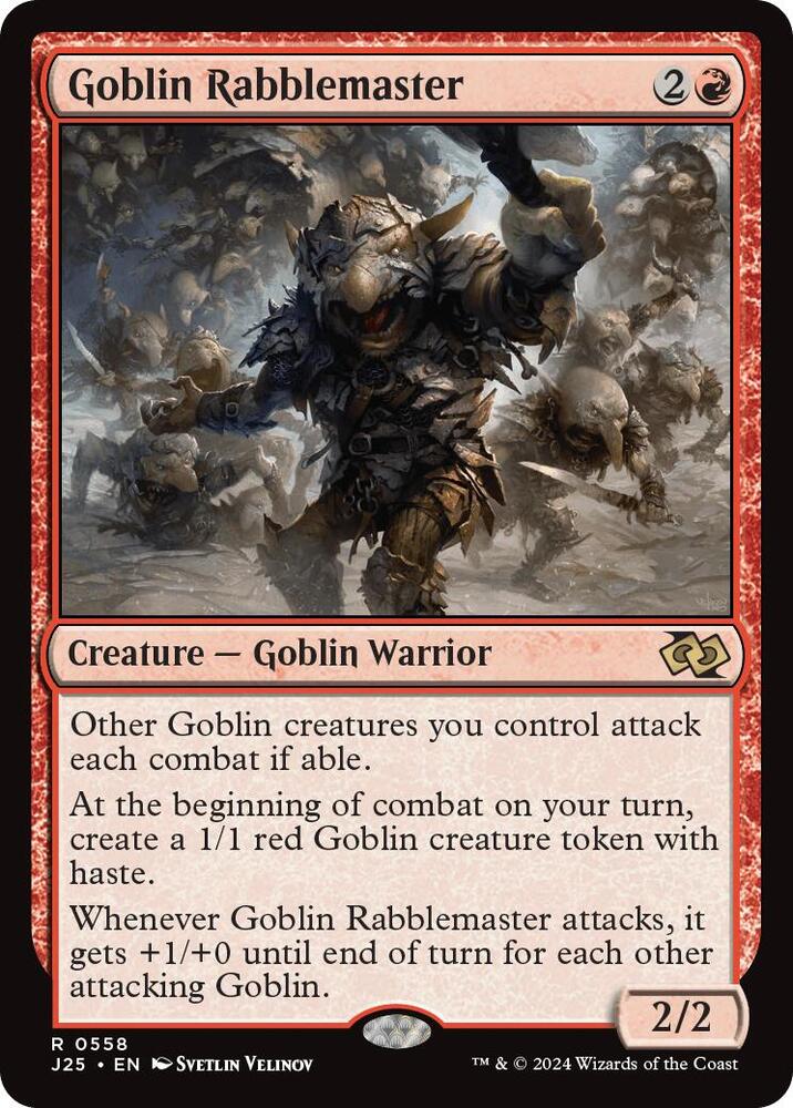 Goblin Rabblemaster 558/779 (Foundations Jumpstart)  | Good Games Modbury