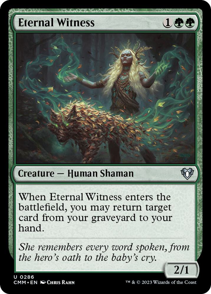 Eternal Witness 286 (Commander Masters)  | Good Games Modbury