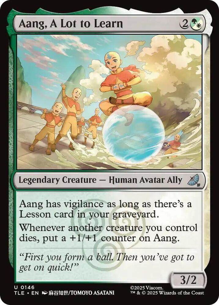 Aang, A Lot to Learn 146/317 (Avatar: The Last Airbender: Eternal-Legal)  | Good Games Modbury