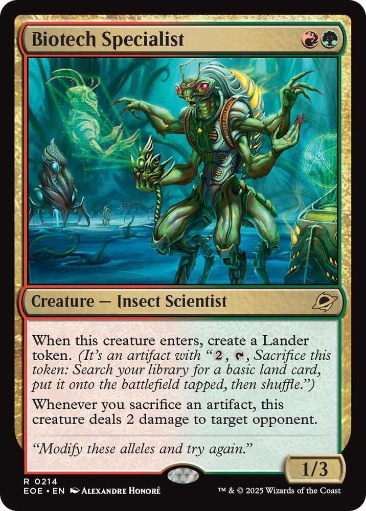 Biotech Specialist 214/276 (Edge of Eternities)  | Good Games Modbury