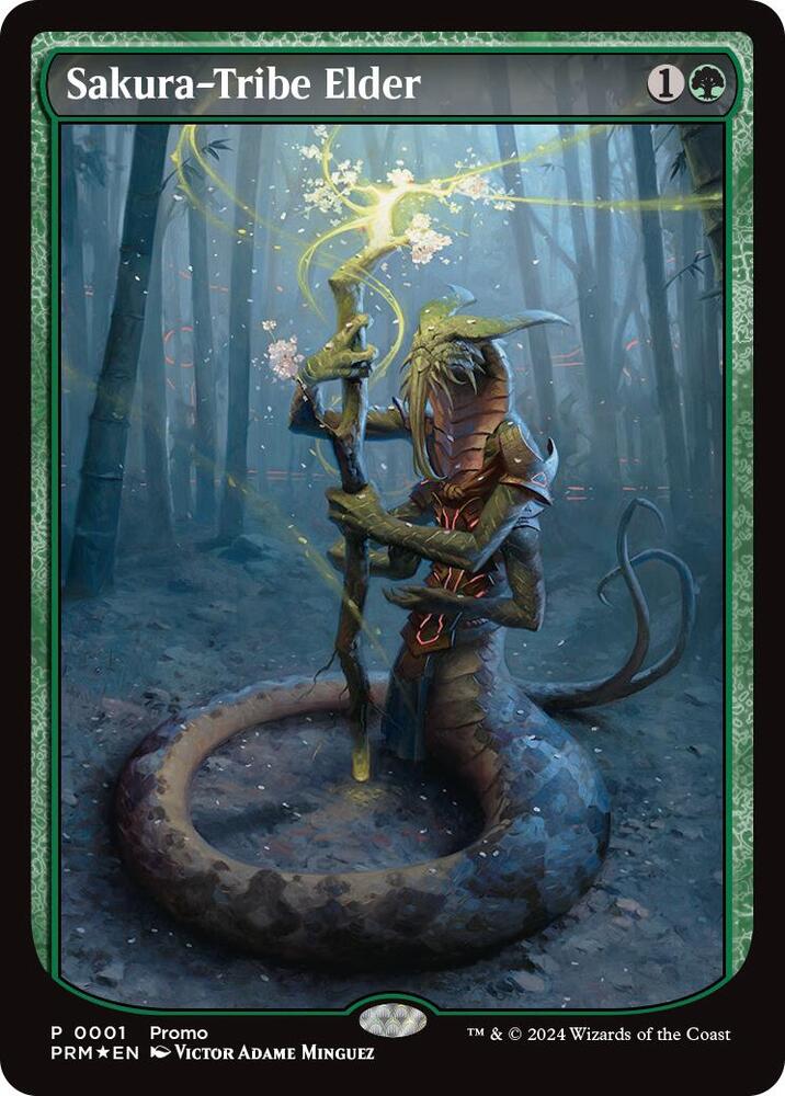 Sakura-Tribe Elder 1 (WPN & Gateway Promos)  - Textless Foil | Good Games Modbury