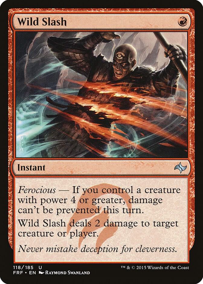 Wild Slash 118/185 (Fate Reforged)  - Foil | Good Games Modbury