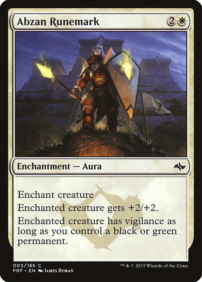 Abzan Runemark 3/185 (Fate Reforged)  - Foil | Good Games Modbury