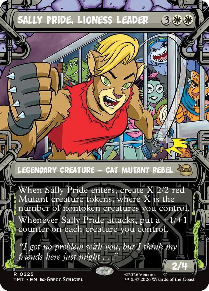 Sally Pride, Lioness Leader 225/190 (Teenage Mutant Ninja Turtles)  - Showcase | Good Games Modbury