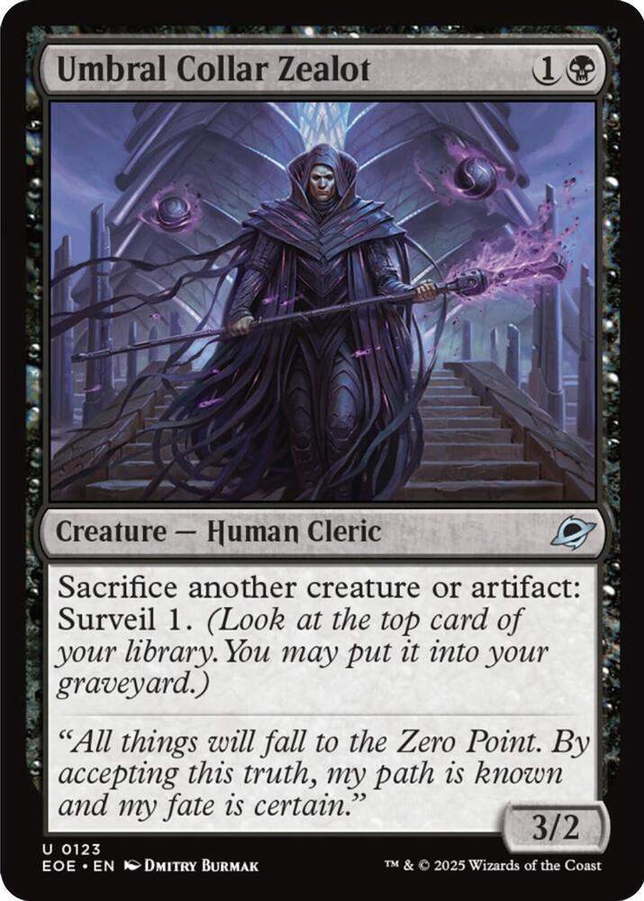 Umbral Collar Zealot 123 (Edge of Eternities)  | Good Games Modbury