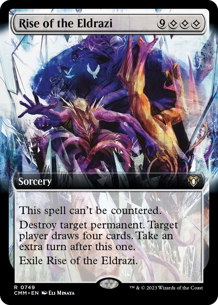 Rise of the Eldrazi 749 (Commander Masters)  - Extended Art Foil | Good Games Modbury