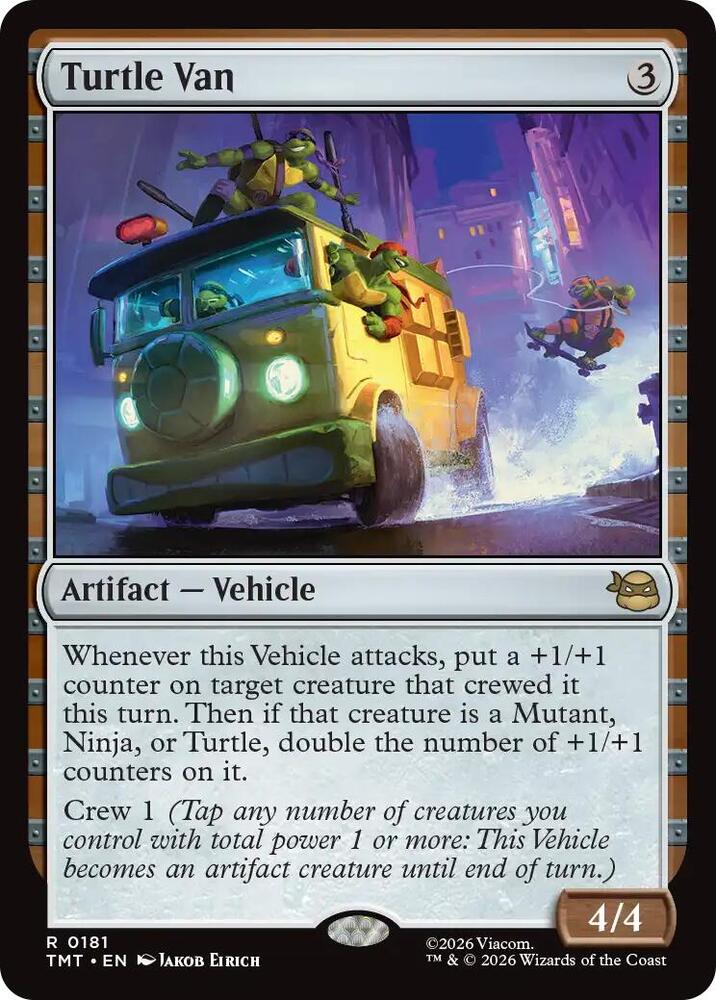 Turtle Van 181/190 (Teenage Mutant Ninja Turtles)  - Foil | Good Games Modbury