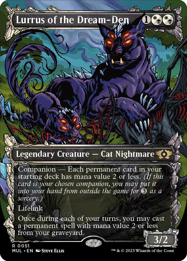 Lurrus, of the Dream-Den 51 (March of the Machine: Multiverse Legends)  - Borderless Foil | Good Games Modbury