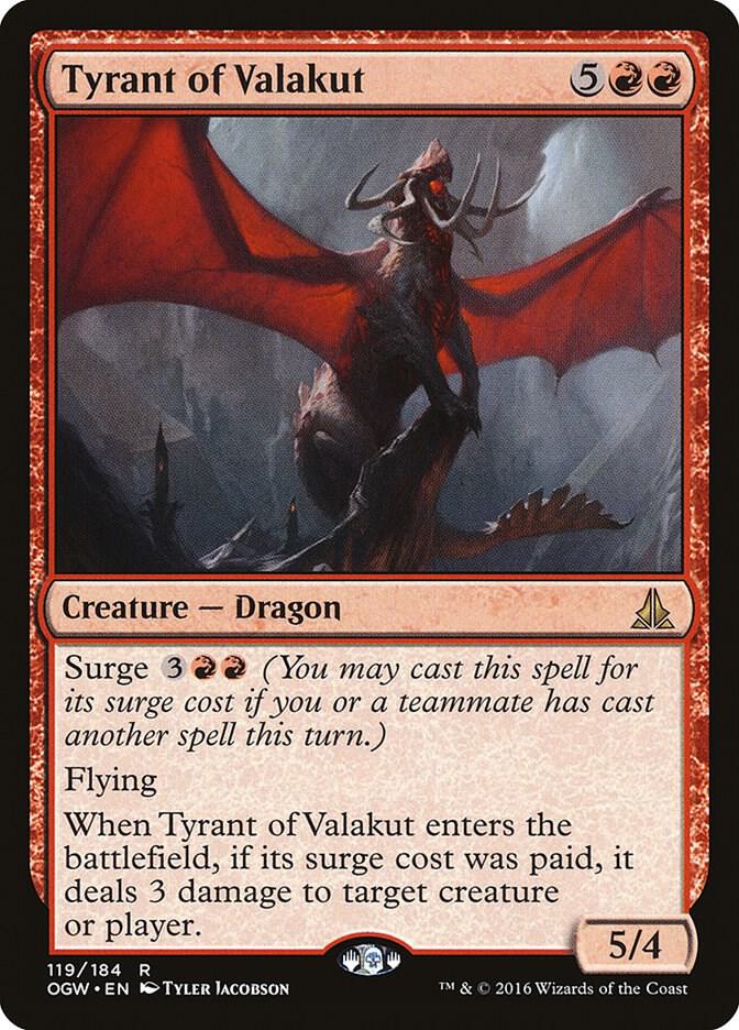 Tyrant of Valakut 119 (Oath of the Gatewatch)  - Foil | Good Games Modbury