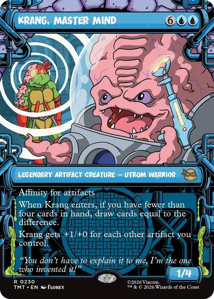 Krang Master Mind Showcase 230 (Teenage Mutant Ninja Turtles)  - Showcase Foil | Good Games Modbury