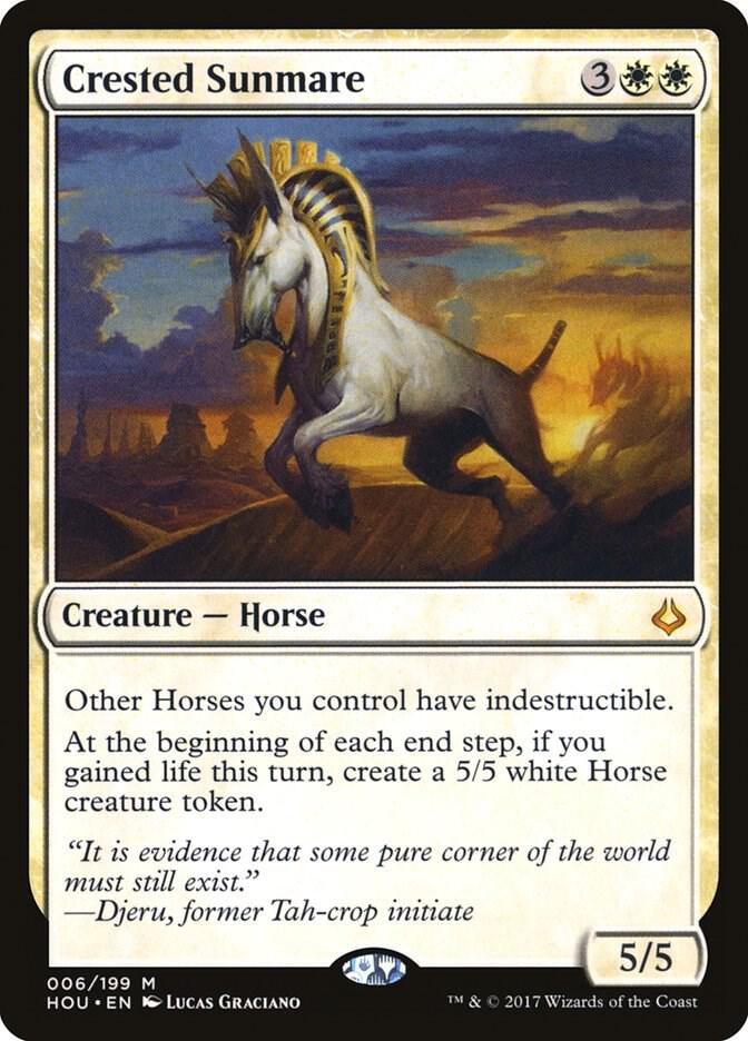 Crested Sunmare 6/199 (Hour of Devastation)  - Foil | Good Games Modbury