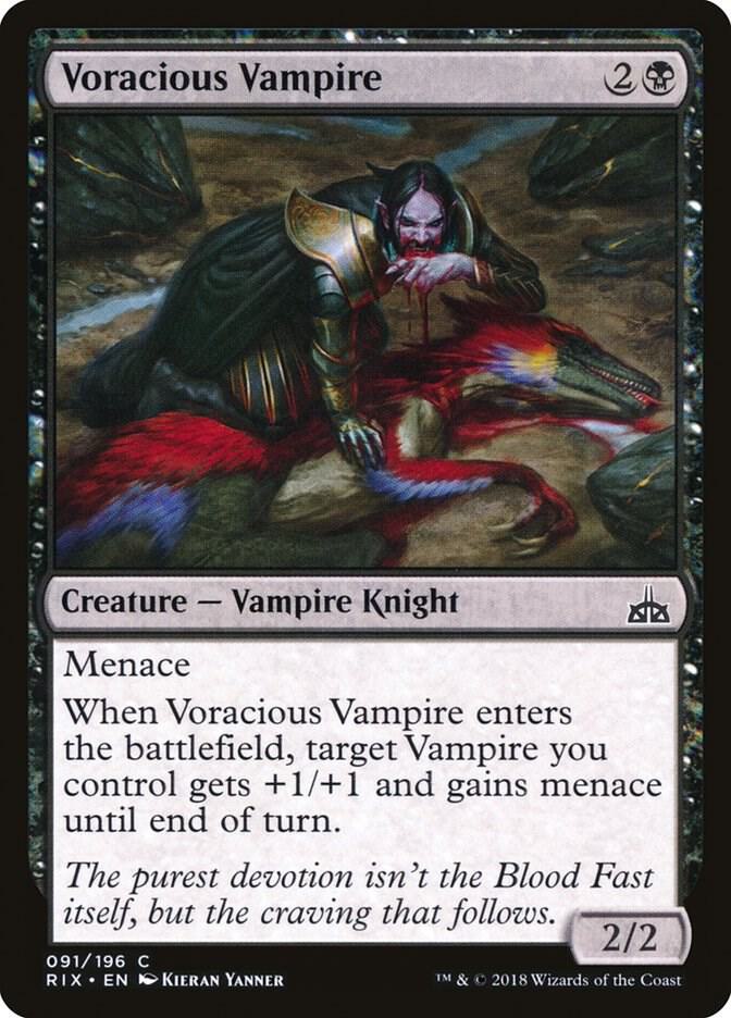 Voracious Vampire 91/196 (Rivals of Ixalan)  | Good Games Modbury