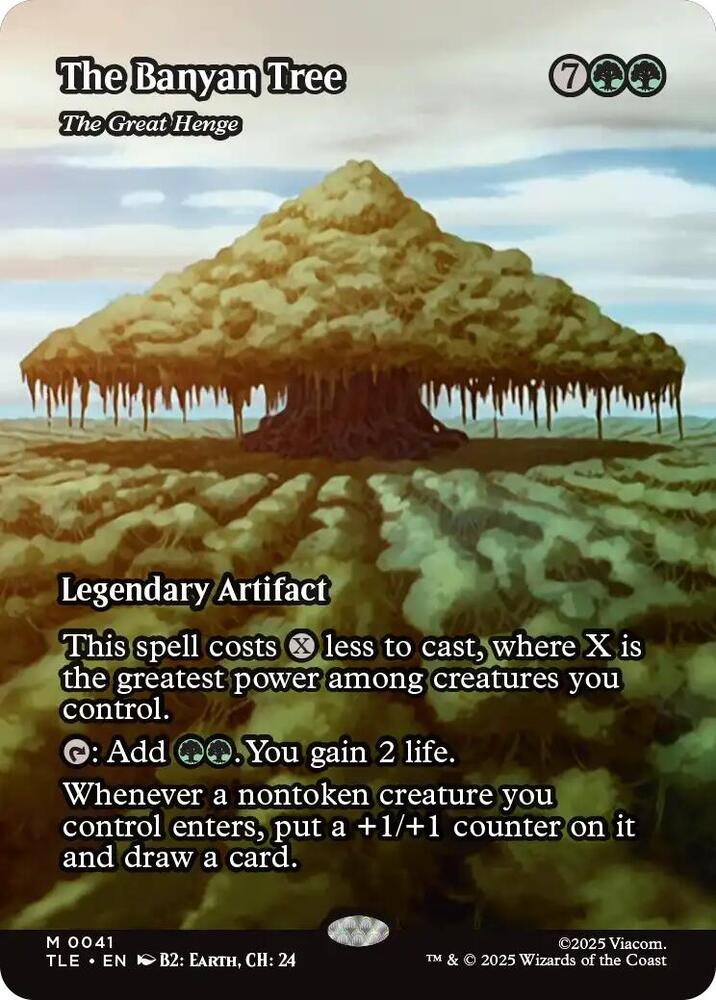 The Banyan Tree - The Great Henge 41 (Avatar: The Last Airbender: Eternal-Legal)  - Borderless Foil | Good Games Modbury