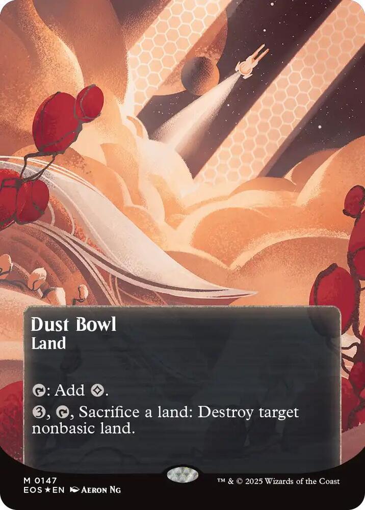 Dust Bowl  147/45 (Edge of Eternities: Stellar Sights)  - Borderless Galaxy Foil | Good Games Modbury