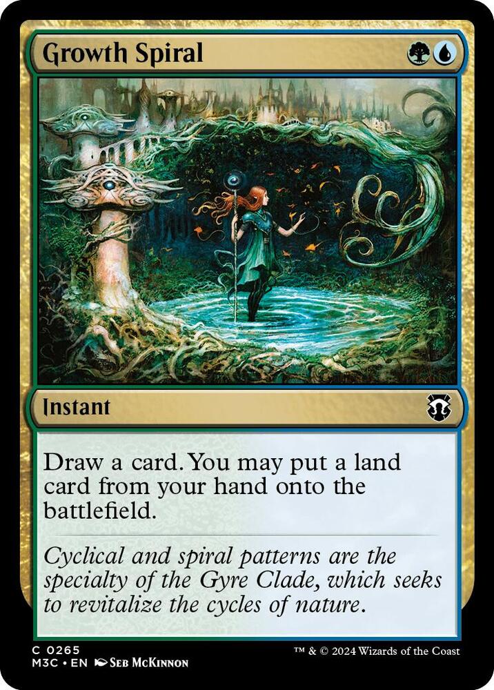 Growth Spiral 265/411 (Commander: Modern Horizons 3)  - Ripple Foil | Good Games Modbury