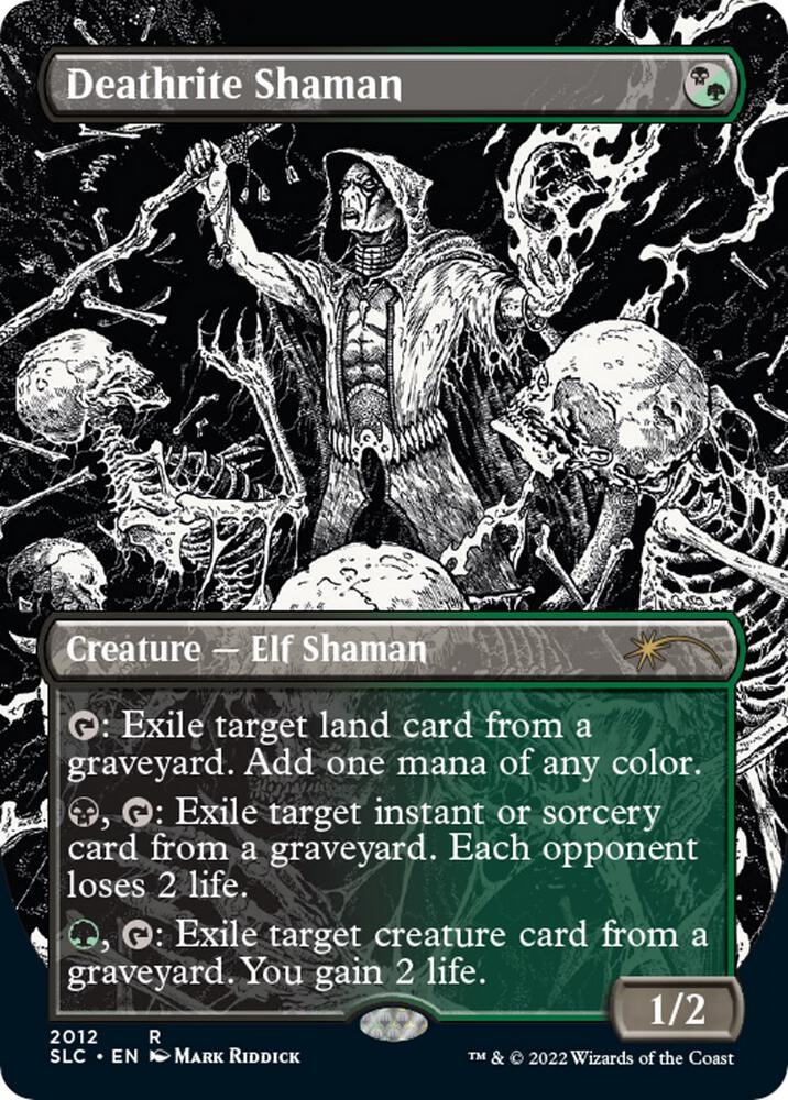 Deathrite Shaman 2012/84 (Secret Lair Countdown Kit)  - Borderless Foil | Good Games Modbury
