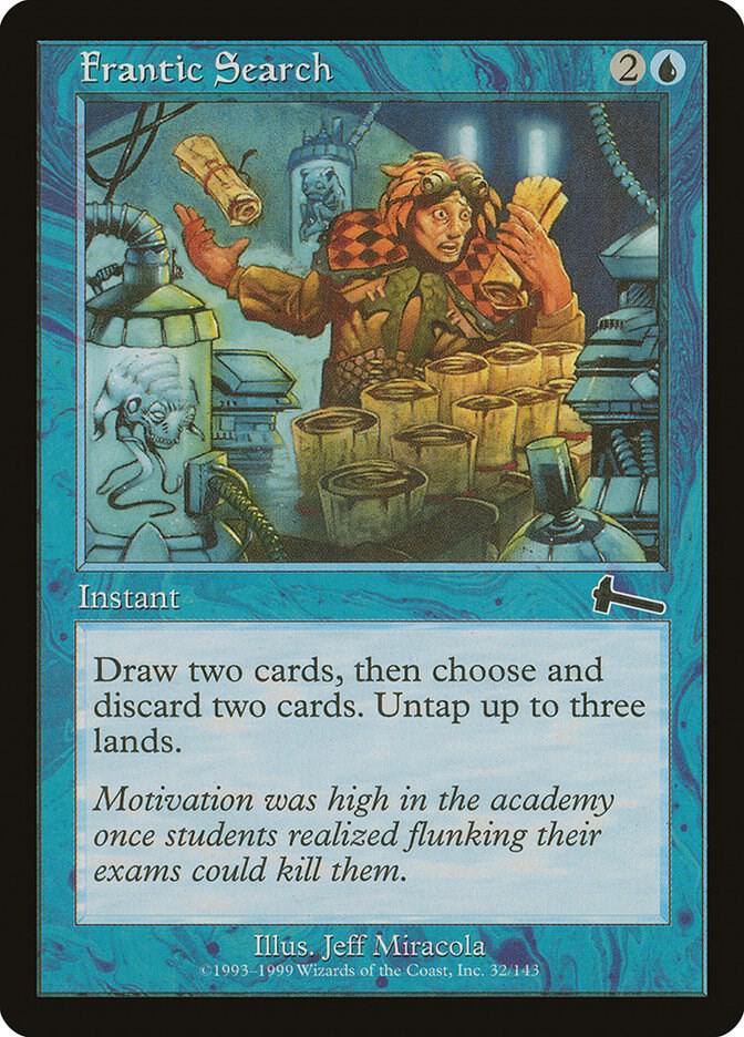 Frantic Search 32 (Urza's Legacy)  - Foil | Good Games Modbury